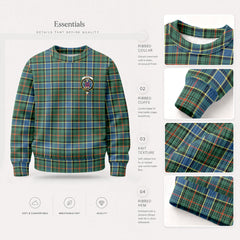 Ogilvie Hunting Ancient Tartan Crest Sweater