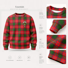 Rattray Modern Tartan Crest Sweater