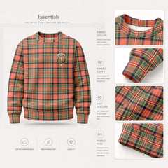 Stewart Royal Ancient Tartan Crest Sweater
