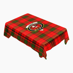 Adair Modern Tartan Crest Tablecloth
