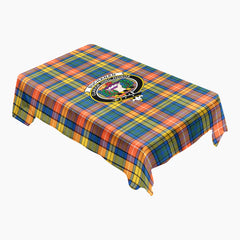 Buchanan Ancient Tartan Crest Tablecloth