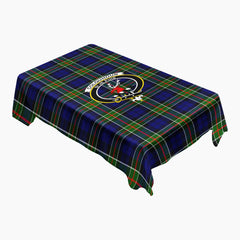 Colquhoun Modern Tartan Crest Tablecloth
