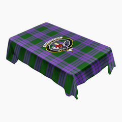 Elphinstone Tartan Crest Tablecloth