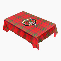 Ross Modern Tartan Crest Tablecloth