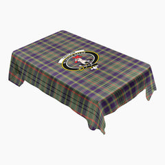 Taylor Weathered Tartan Crest Tablecloth