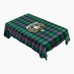 Urquhart Broad Red Ancient Tartan Crest Tablecloth