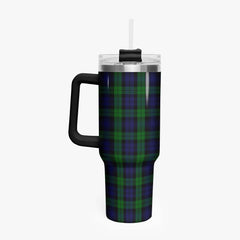 Black Watch Tartan Crest 40 oz Insulated Tumbler with Handle