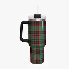 Buchan Ancient Tartan Crest 40 oz Insulated Tumbler with Handle