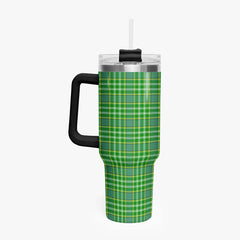 Currie Tartan Crest 40 oz Insulated Tumbler with Handle