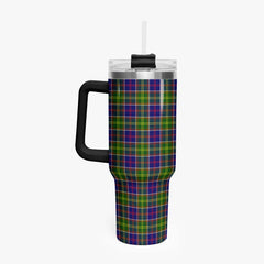 Dalrymple Tartan Crest 40 oz Insulated Tumbler with Handle