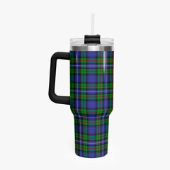 Donnachaidh Tartan Crest 40 oz Insulated Tumbler with Handle