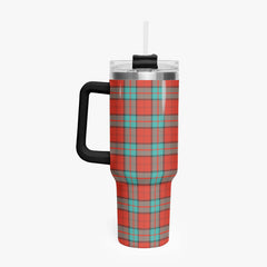 Dunbar Ancient Tartan Crest 40 oz Insulated Tumbler with Handle
