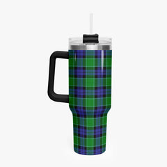 Graham of Menteith Modern Tartan Crest 40 oz Insulated Tumbler with Handle
