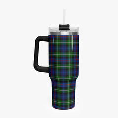 Kirkpatrick Tartan Crest 40 oz Insulated Tumbler with Handle
