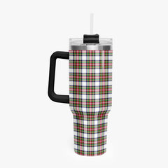 Stewart Dress Modern Tartan Crest 40 oz Insulated Tumbler with Handle
