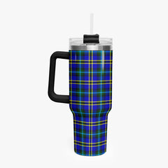 Weir Modern Tartan Crest 40 oz Insulated Tumbler with Handle