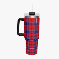 Wishart Dress Tartan Crest 40 oz Insulated Tumbler with Handle