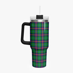 Young Modern Tartan Crest 40 oz Insulated Tumbler with Handle
