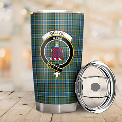 Ogilvie Hunting Ancient Tartan Crest Tumbler