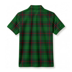 Anstruther Tartan Crest Birdseye Mesh Polo Shirt