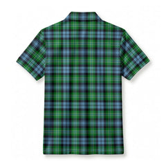 Arbuthnot Ancient Tartan Crest Birdseye Mesh Polo Shirt