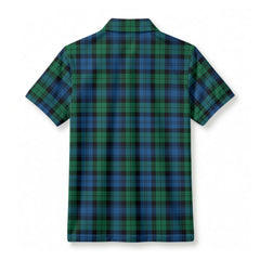 Black Watch Ancient Tartan Crest Birdseye Mesh Polo Shirt