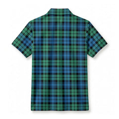 Campbell Ancient 01 Tartan Crest Birdseye Mesh Polo Shirt