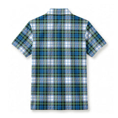 Campbell Dress Ancient Tartan Crest Birdseye Mesh Polo Shirt
