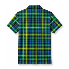 Campbell of Breadalbane Ancient Tartan Crest Birdseye Mesh Polo Shirt