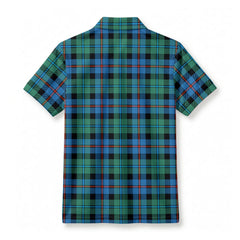 Campbell of Cawdor Ancient Tartan Crest Birdseye Mesh Polo Shirt