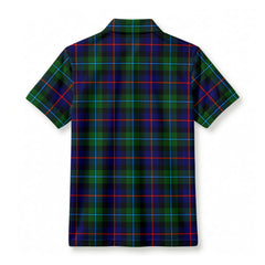 Campbell of Cawdor Modern Tartan Crest Birdseye Mesh Polo Shirt