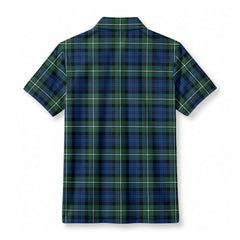 Forbes Ancient Tartan Crest Birdseye Mesh Polo Shirt