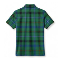 Henderson Ancient Tartan Crest Birdseye Mesh Polo Shirt