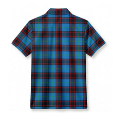 Home Ancient Tartan Crest Birdseye Mesh Polo Shirt