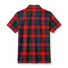 Hopkirk Tartan Crest Birdseye Mesh Polo Shirt