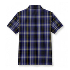 Kilmarnock Tartan Crest Birdseye Mesh Polo Shirt