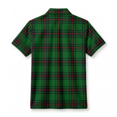 Lundin Tartan Crest Birdseye Mesh Polo Shirt