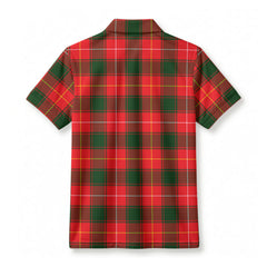 MacFie Tartan Crest Birdseye Mesh Polo Shirt