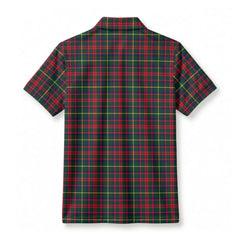 MacIntosh Hunting Modern Tartan Crest Birdseye Mesh Polo Shirt