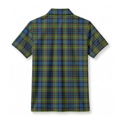 McClellan Ancient Tartan Crest Birdseye Mesh Polo Shirt