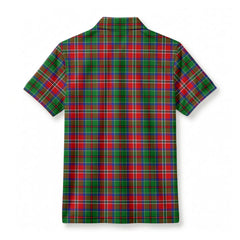 McCullough Tartan Crest Birdseye Mesh Polo Shirt