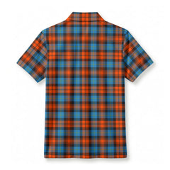 McLachlan Ancient Tartan Crest Birdseye Mesh Polo Shirt