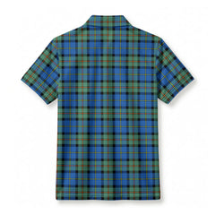 McLeod of Harris Ancient Tartan Crest Birdseye Mesh Polo Shirt