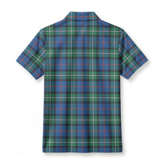 McPhail Hunting Ancient Tartan Crest Birdseye Mesh Polo Shirt