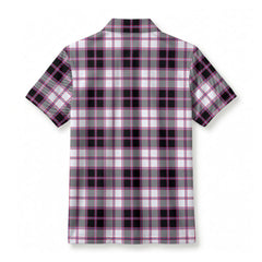 McPherson Hunting Modern Tartan Crest Birdseye Mesh Polo Shirt