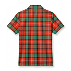 Nesbitt Ancient Tartan Crest Birdseye Mesh Polo Shirt