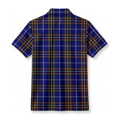 Scotland History Tours Tartan Crest Birdseye Mesh Polo Shirt