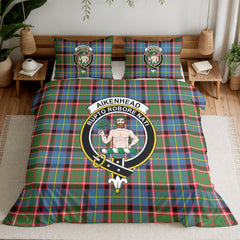 Aikenhead Tartan Crest Bedding Set