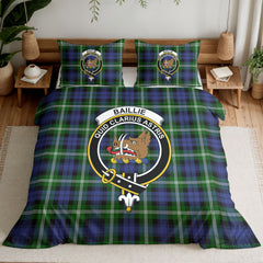 Baillie Modern Tartan Crest Bedding Set
