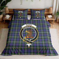 Baird Modern Tartan Crest Bedding Set